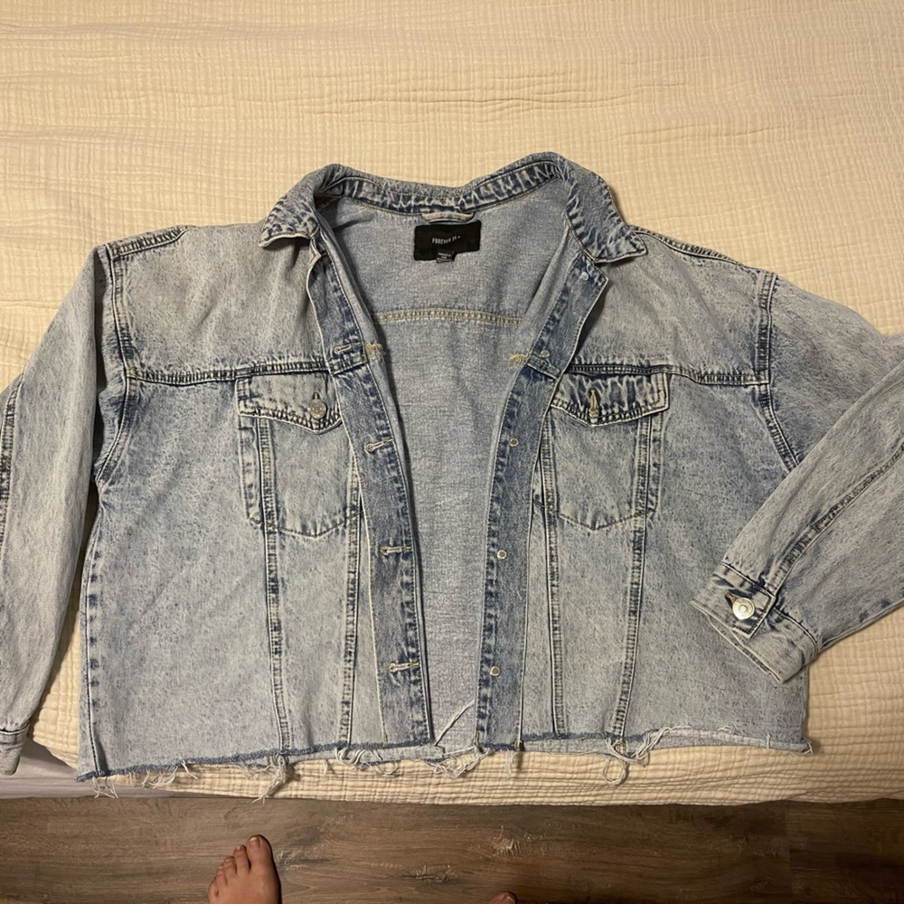Cropped Denim Jacket